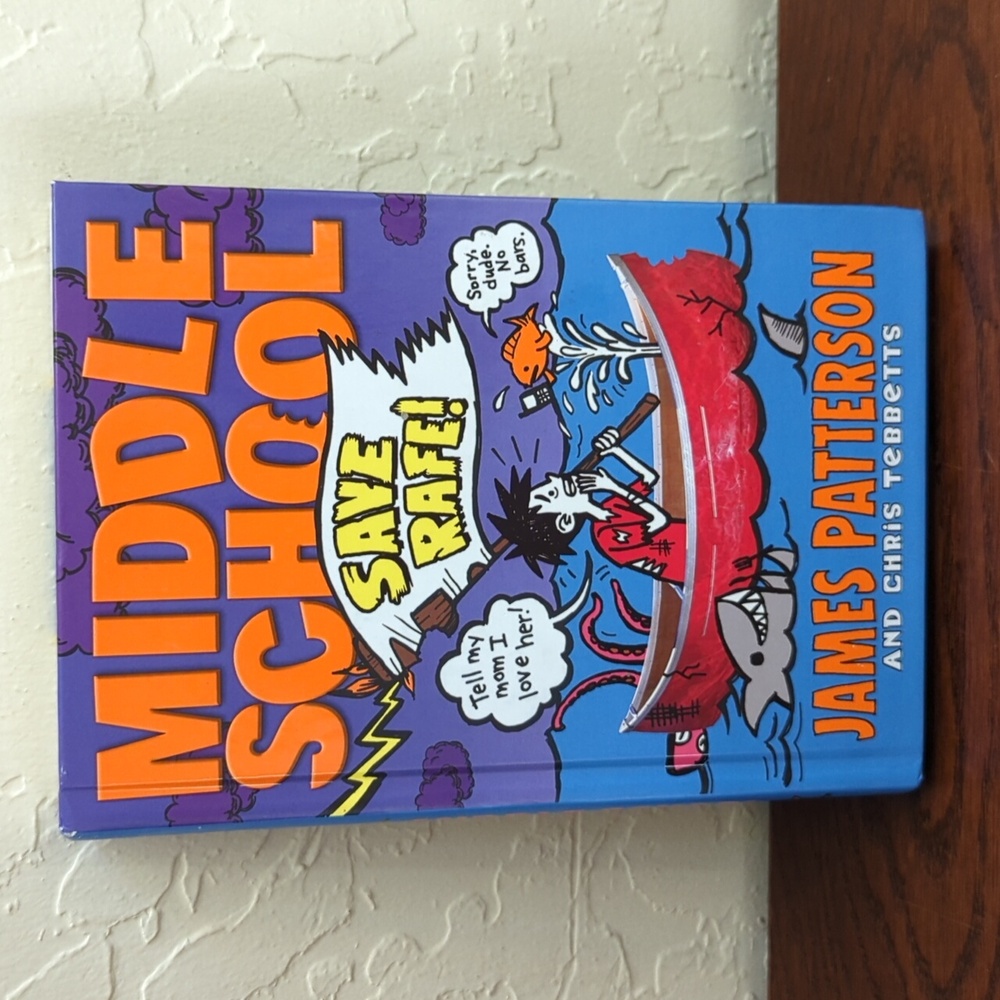 NEW Middle School: Save Rafe Hardcover Youth Fiction Book